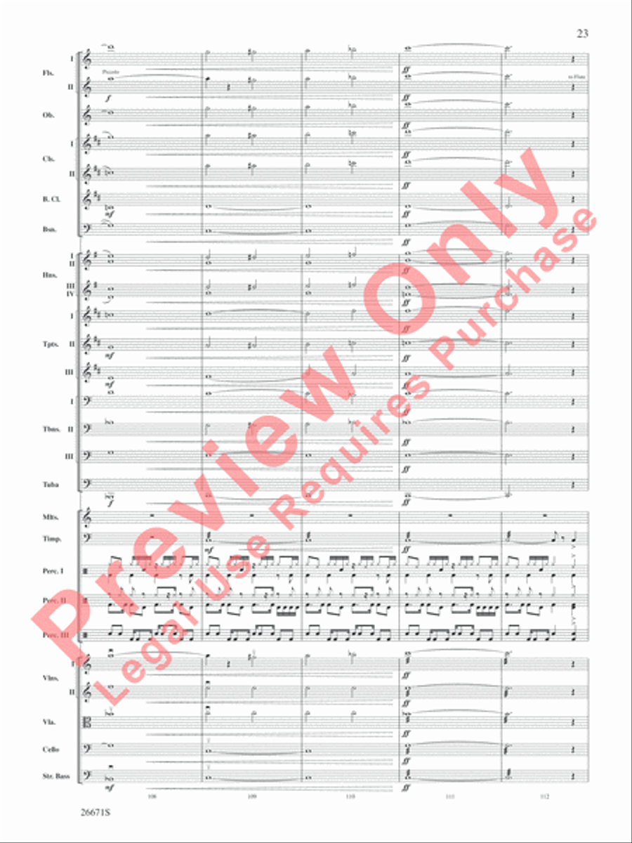 The Story of Mumble Happy Feet Full Orchestra scores gallery preview page 24