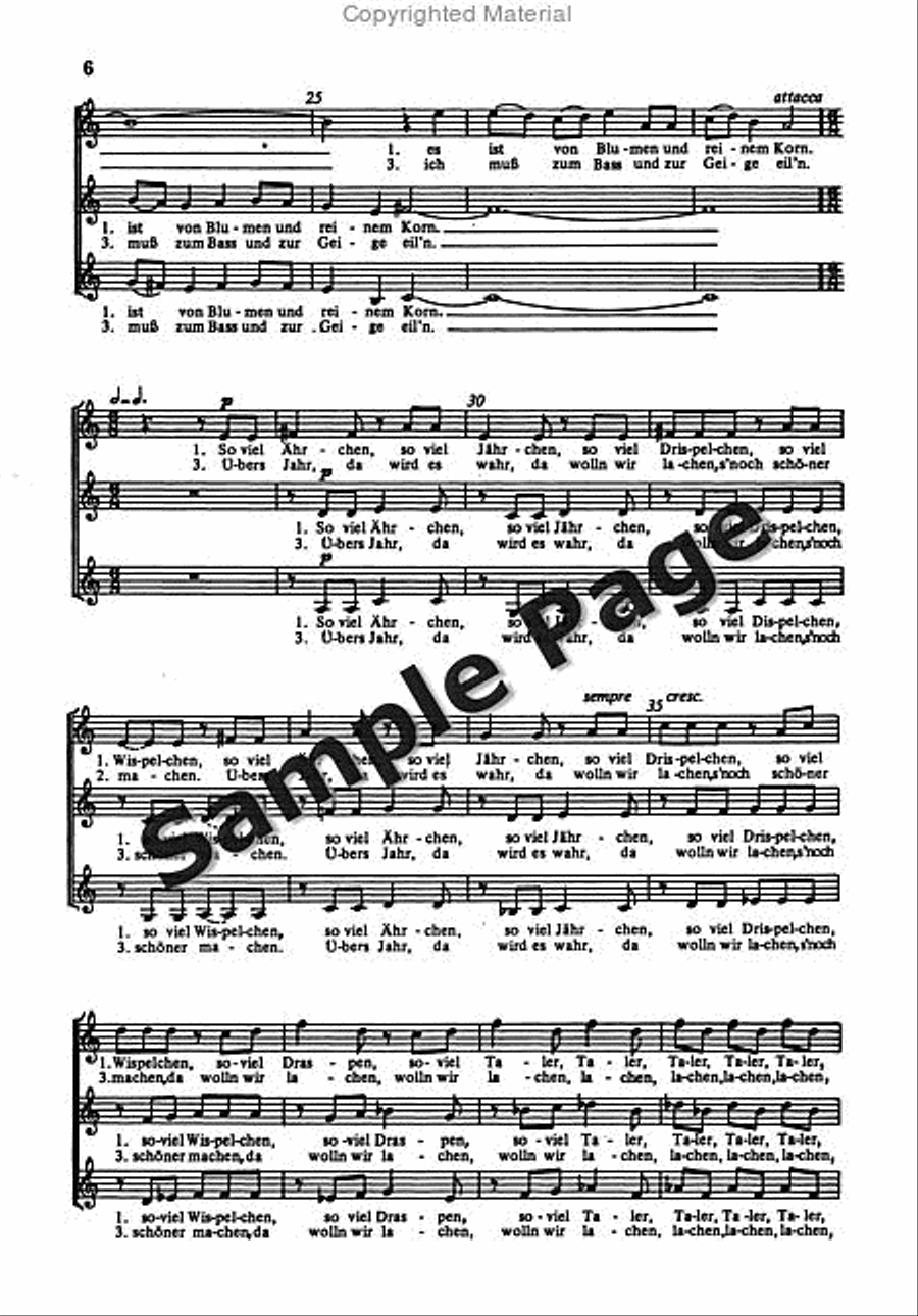 Kleinen Jahreszeiten Ch Score