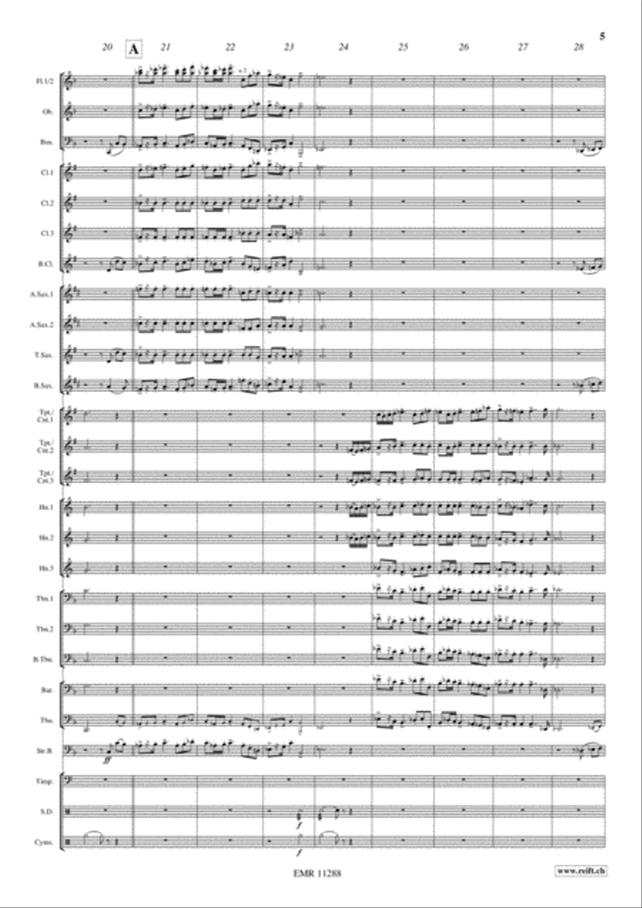 Grand Choeur Dialogue Grand Choeur Dialogue Concert Band scores gallery preview page 6
