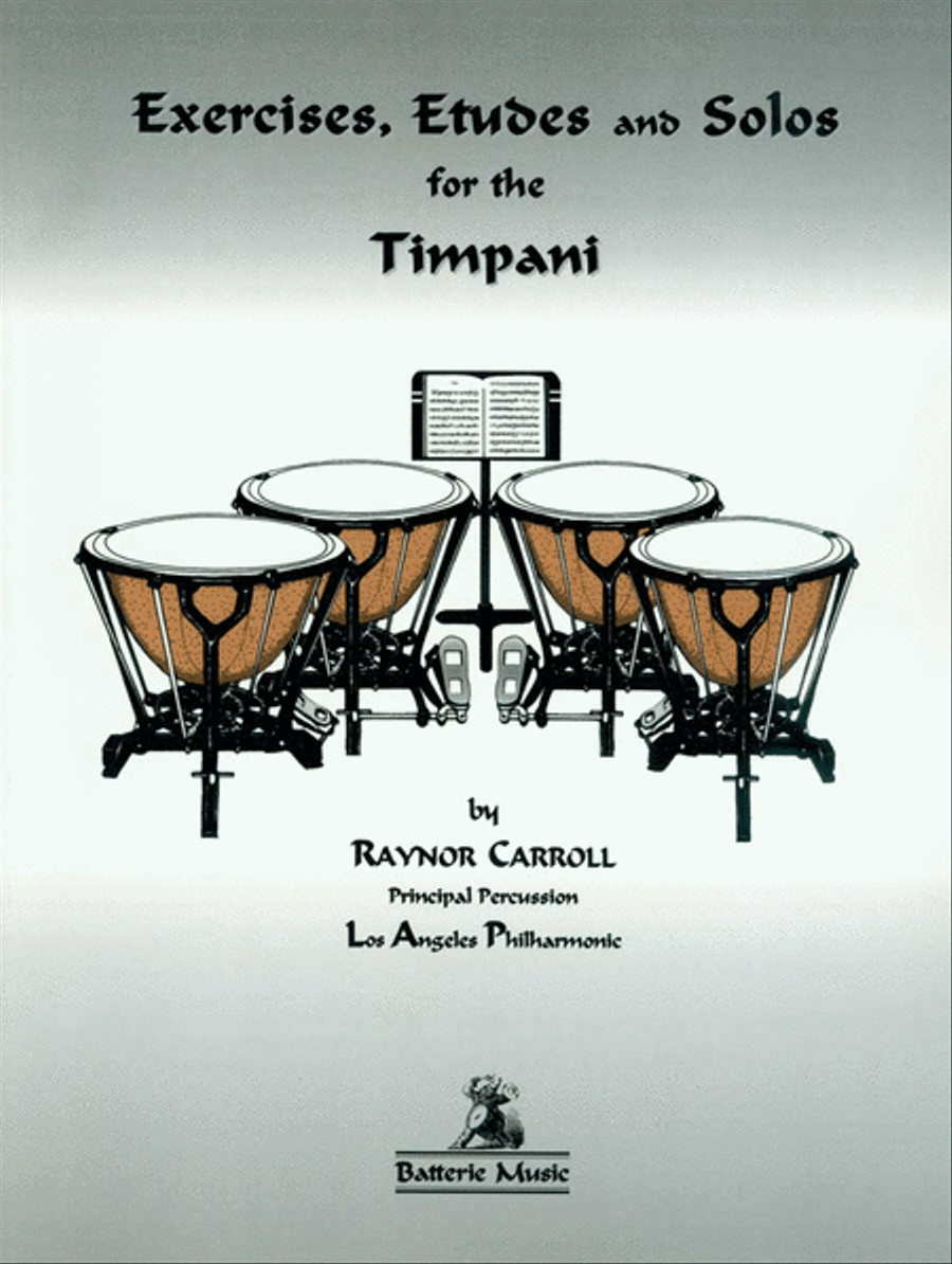 Exercises Etudes And Solos For Timpani Percussion scores gallery preview page 1