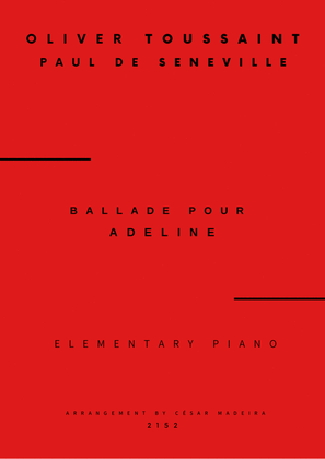 Book cover for Ballade Pour Adeline