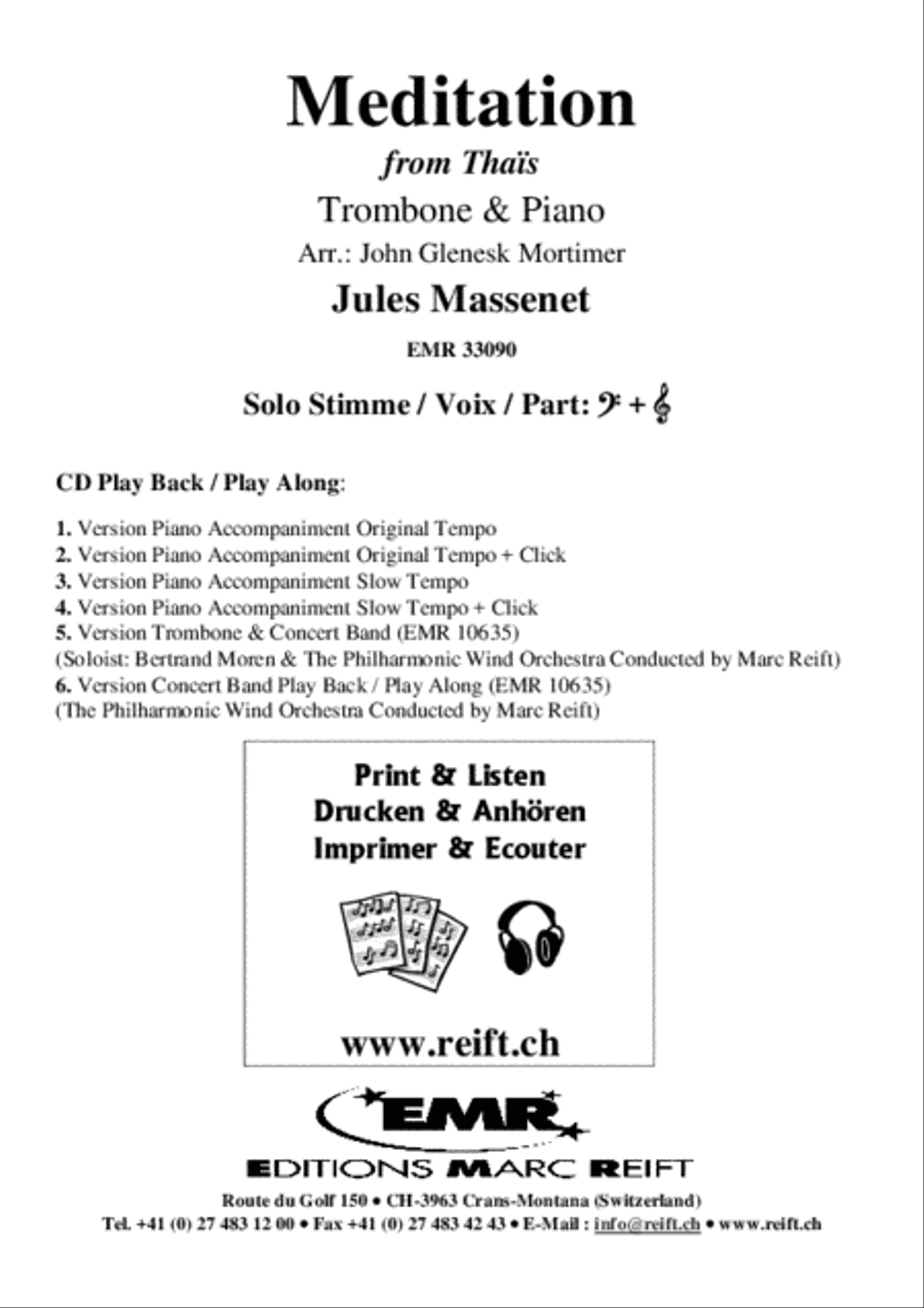 Meditation Meditation Piano Accompaniment scores gallery preview page 2