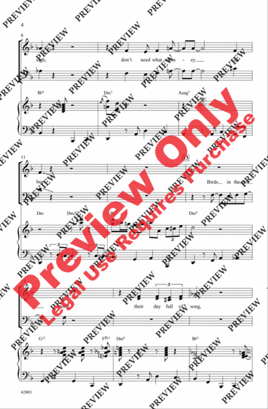 Swing's the Thing! 3-Part scores gallery preview page 3