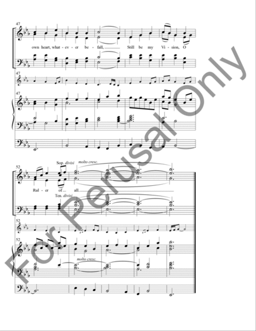 Be Thou My Vision 4-Part scores gallery preview page 7
