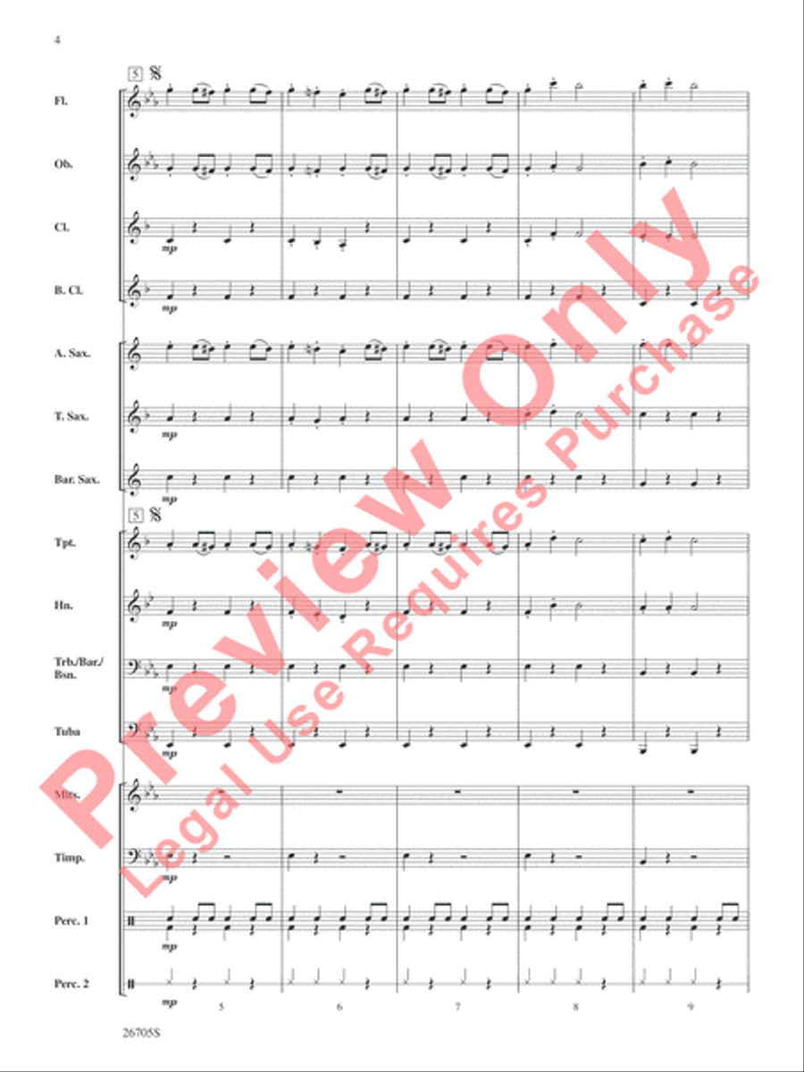 Radetzky March: A Concert in Vienna Concert Band scores gallery preview page 5