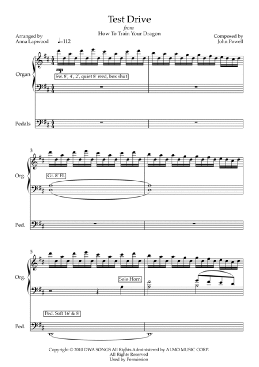 Test Drive Organ Solo scores gallery preview page 3