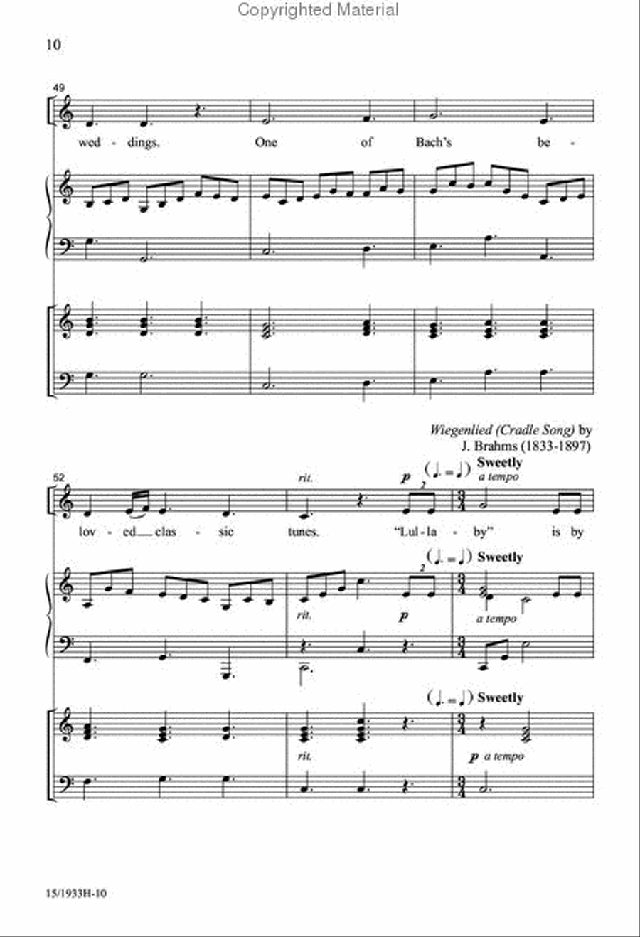 Classical Boomwhackers Unison Choir scores gallery preview page 10