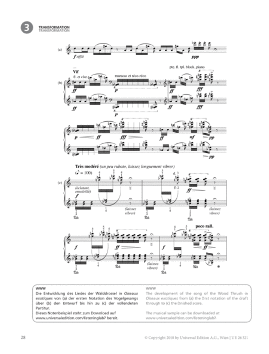 Olivier Messiaen: Oiseaux exotiques Textbook scores gallery preview page 9