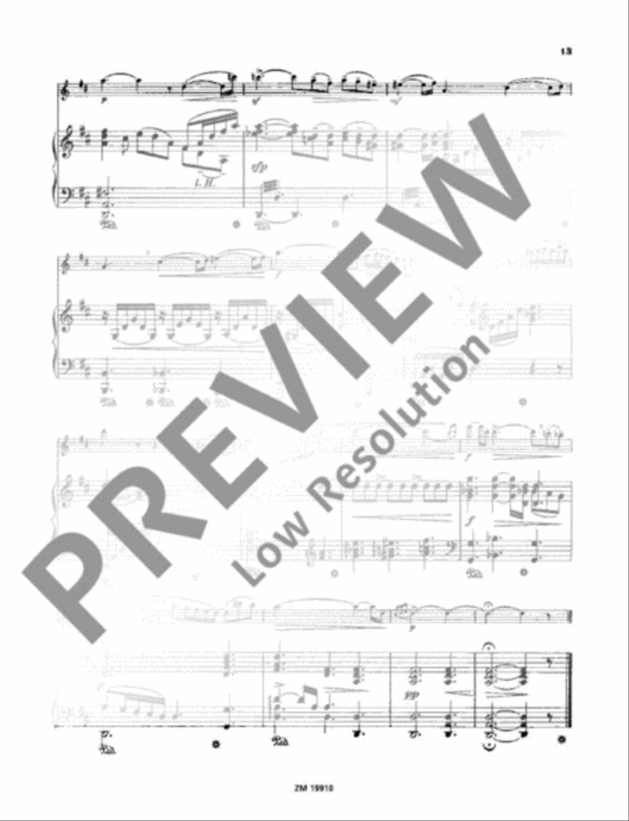 Ballade Flute Solo scores gallery preview page 14
