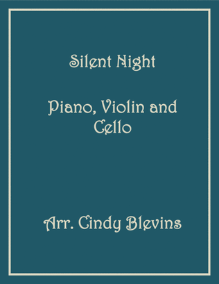 Book cover for Silent Night, for Piano, Violin and Cello