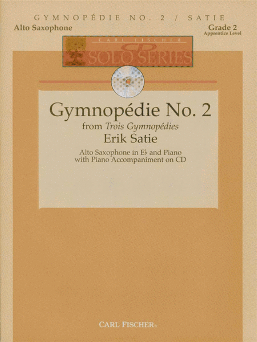 Gymnopédie No. 2 Alto Saxophone scores gallery preview page 1