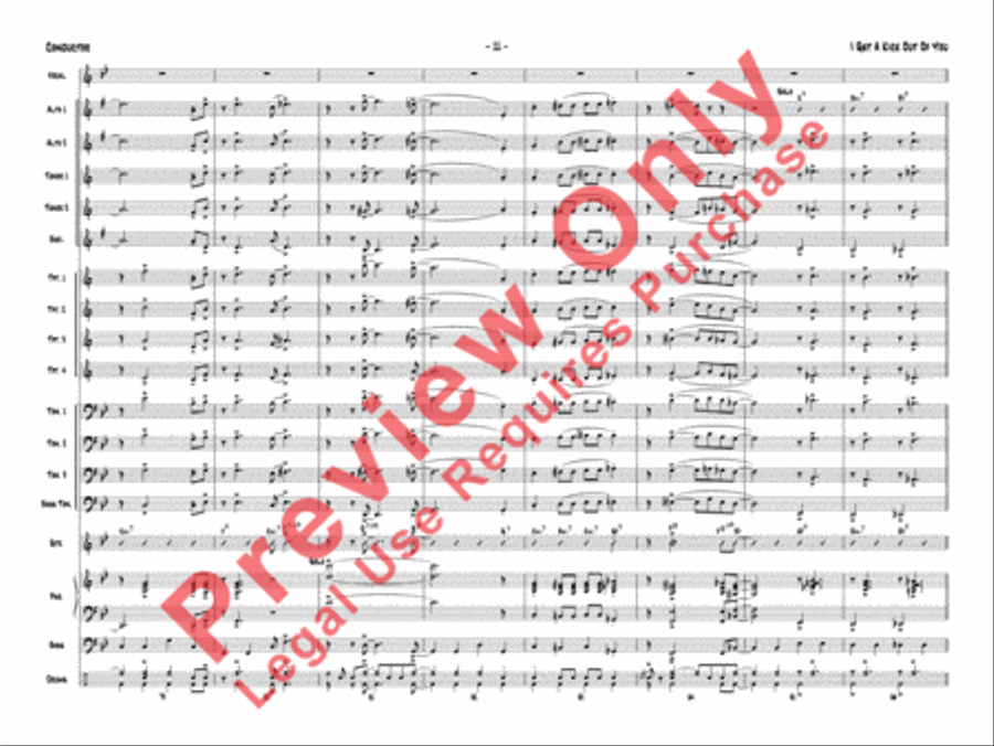I Get a Kick Out of You Jazz Ensemble scores gallery preview page 14
