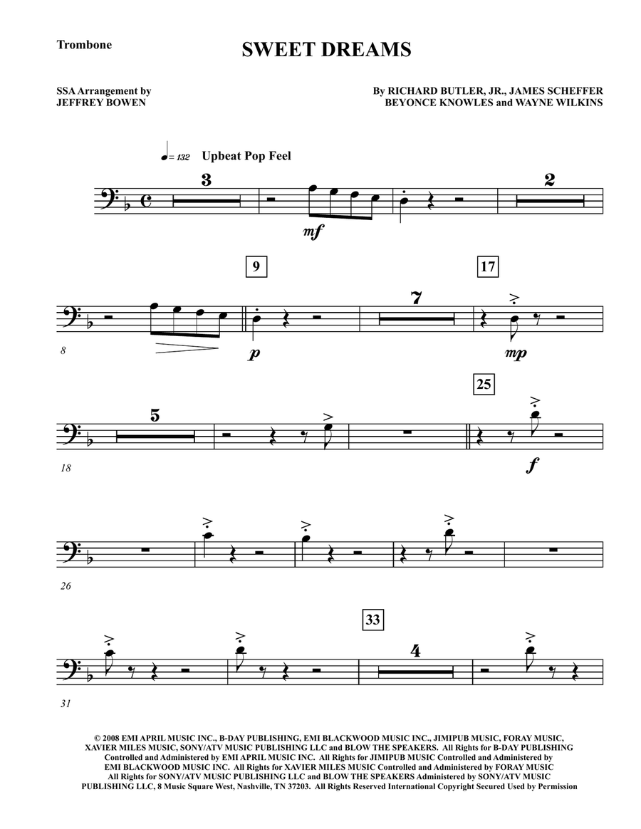 Sweet Dreams Concert Band scores gallery preview page 4