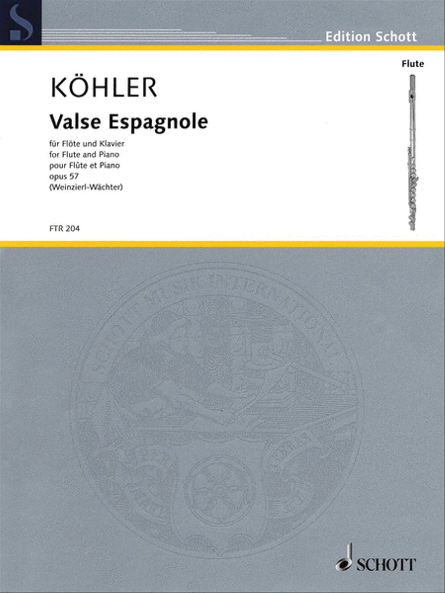 Valse Espagnole, Op. 57 Flute Solo scores gallery preview page 1