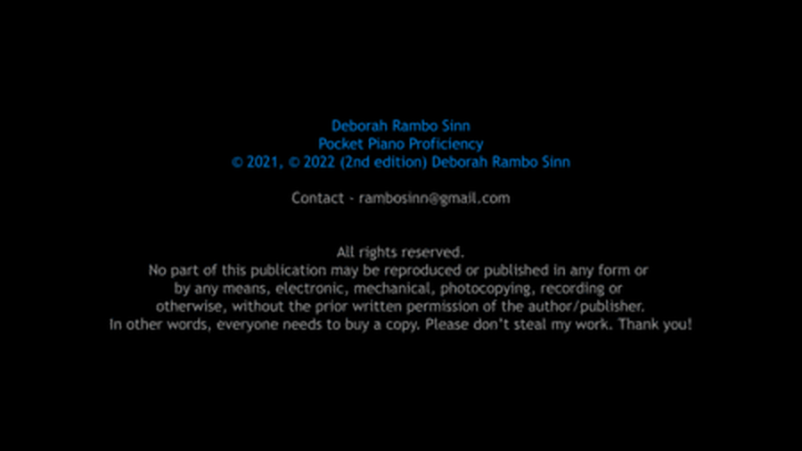 Pocket Piano Proficiency: the quickest way to understand and learn the skills you need