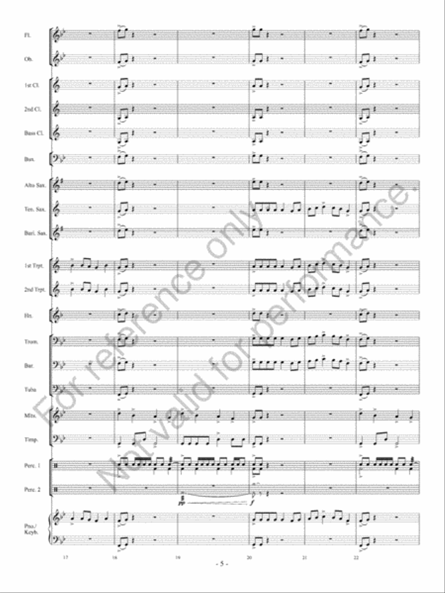 Argosy Concert Band scores gallery preview page 6