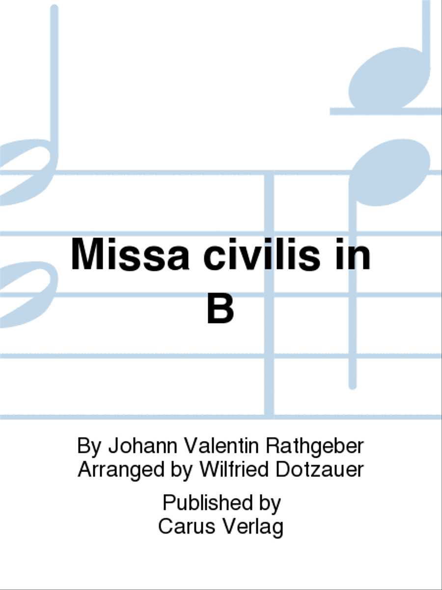Missa civilis in B Double Bass scores gallery preview page 1