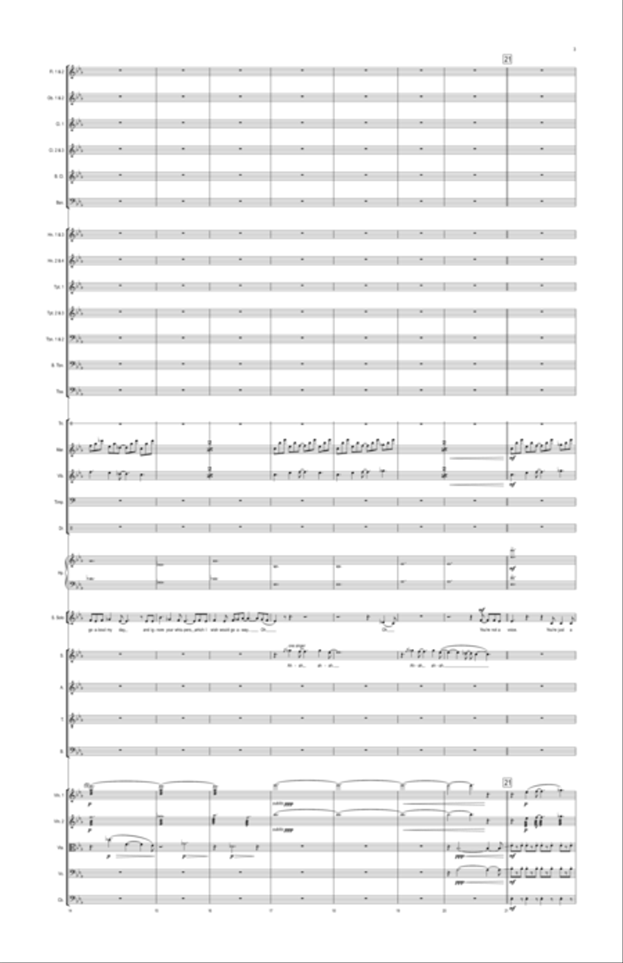Into The Unknown Full Orchestra scores gallery preview page 3