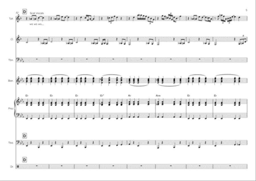 West End Blues Trombone scores gallery preview page 5