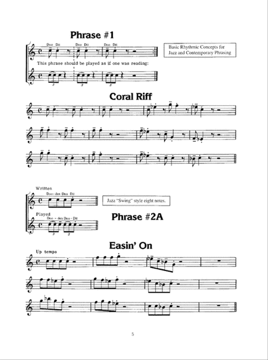 Jazz hot sale flute book
