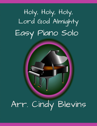 Book cover for Holy, Holy, Holy, Easy Piano Solo