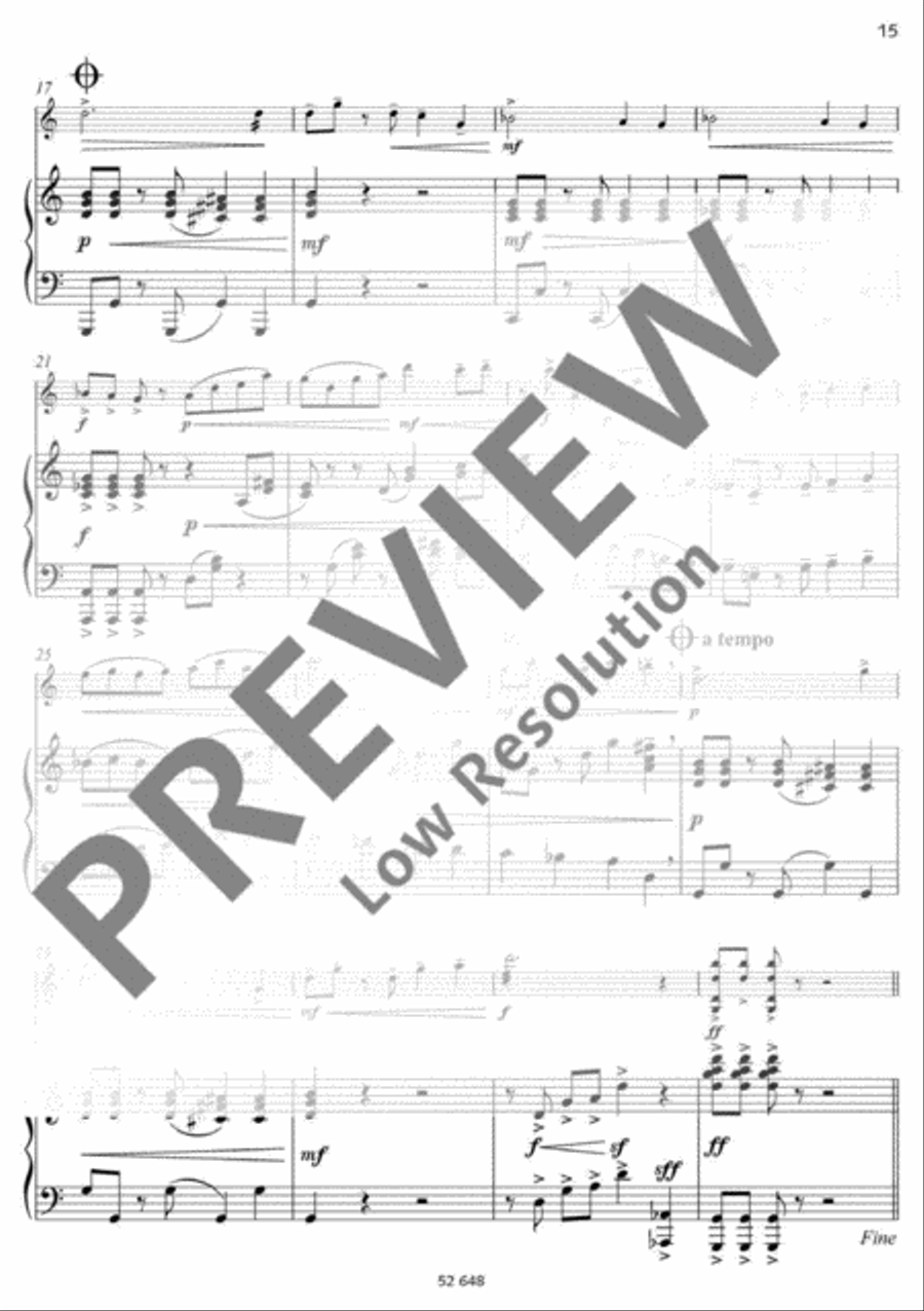 ... und ein Tango Violin Solo scores gallery preview page 16