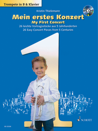 Book cover for My First Concert - for Trumpet and Piano