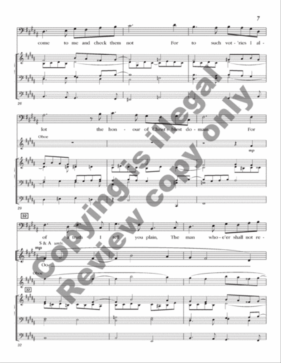 The Kingdom of Christ Compared to a Little Child 4-Part scores gallery preview page 7