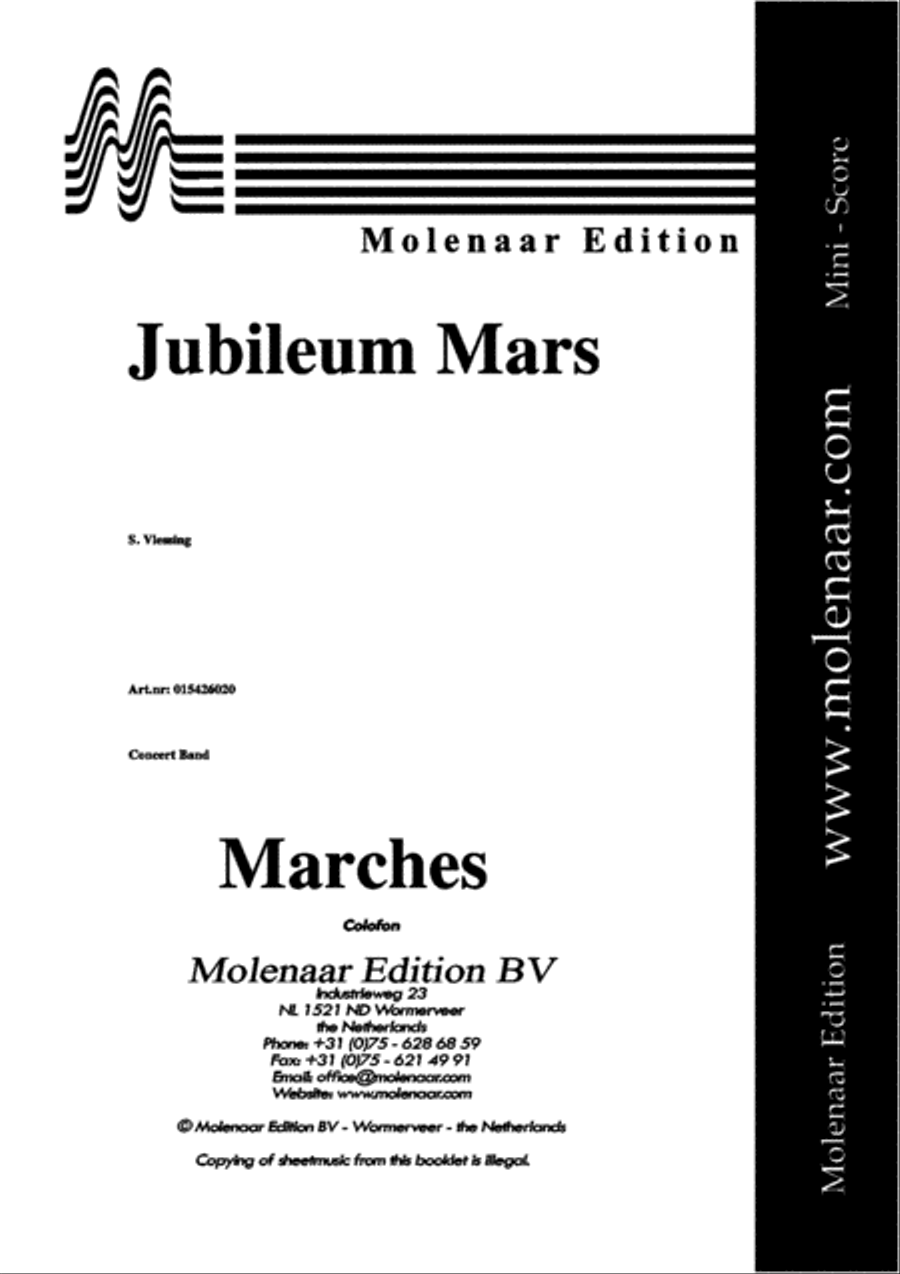 Jubileum Mars Concert Band scores gallery preview page 2
