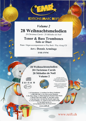 Book cover for 28 Weihnachtsmelodien Vol. 2