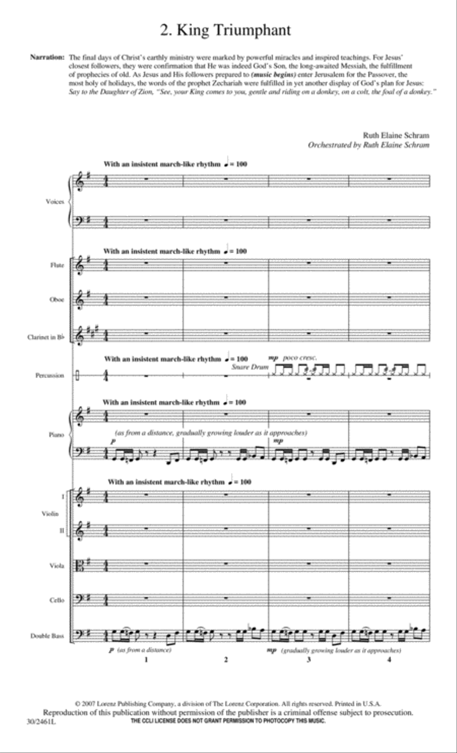 Journey to the Cross - Orchestral Score and Parts Choir scores gallery preview page 21