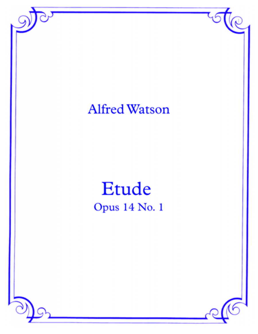 Etude Opus 14 No. 1 Piano Method scores gallery preview page 1