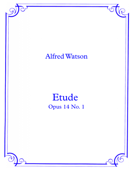 Etude Opus 14 No. 1 image number null