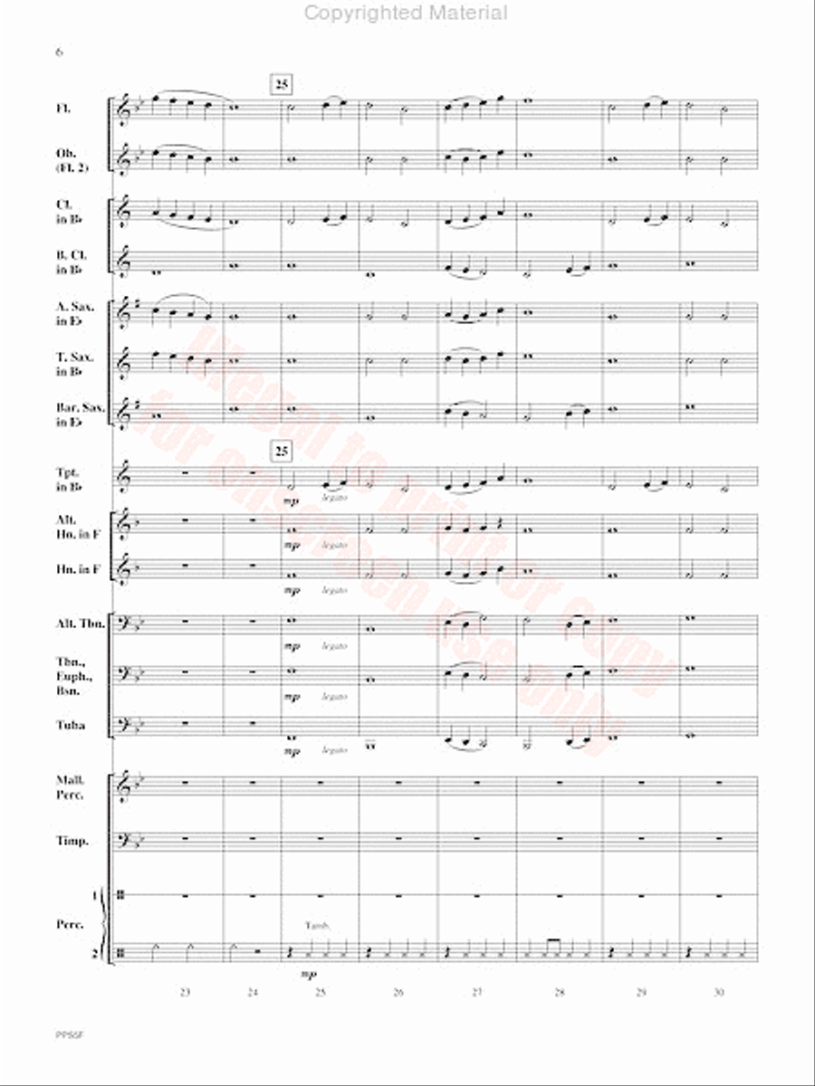 Chronicles Concert Band scores gallery preview page 7