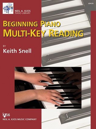 Book cover for Beginning Piano Multi-Key Reading