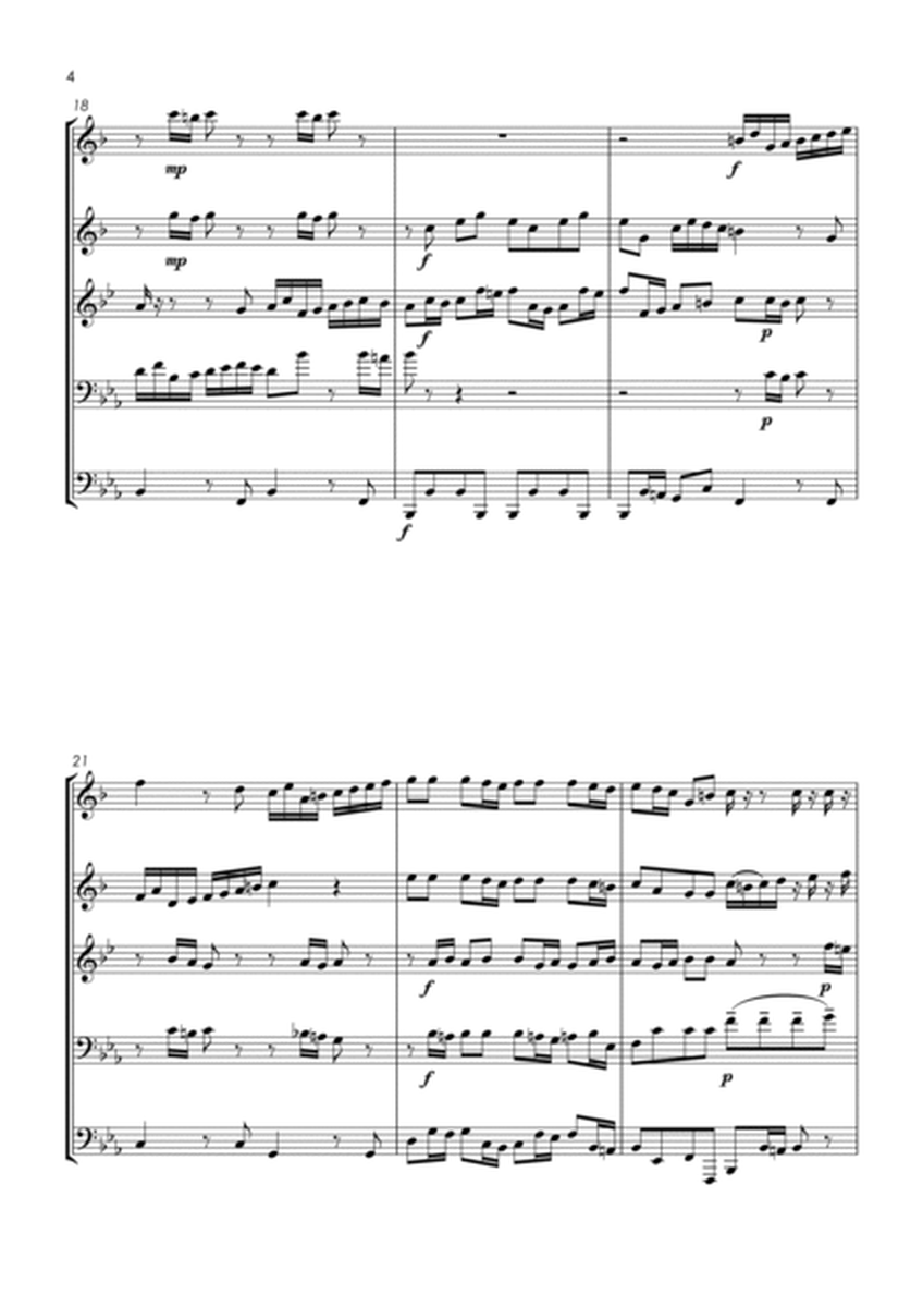 Brandenburg Concerto No.3, 1st movement - brass quintet image number null