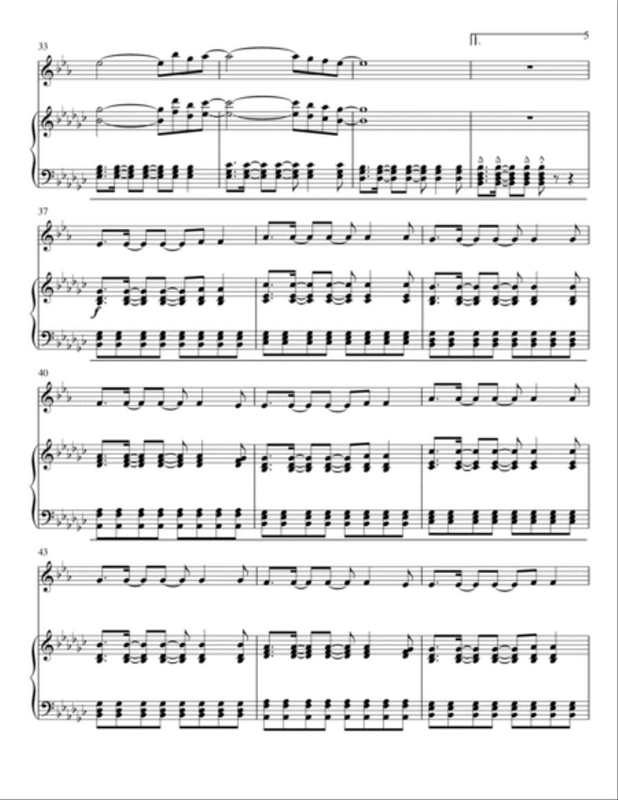 A Sky Full Of Stars Small Ensemble scores gallery preview page 5