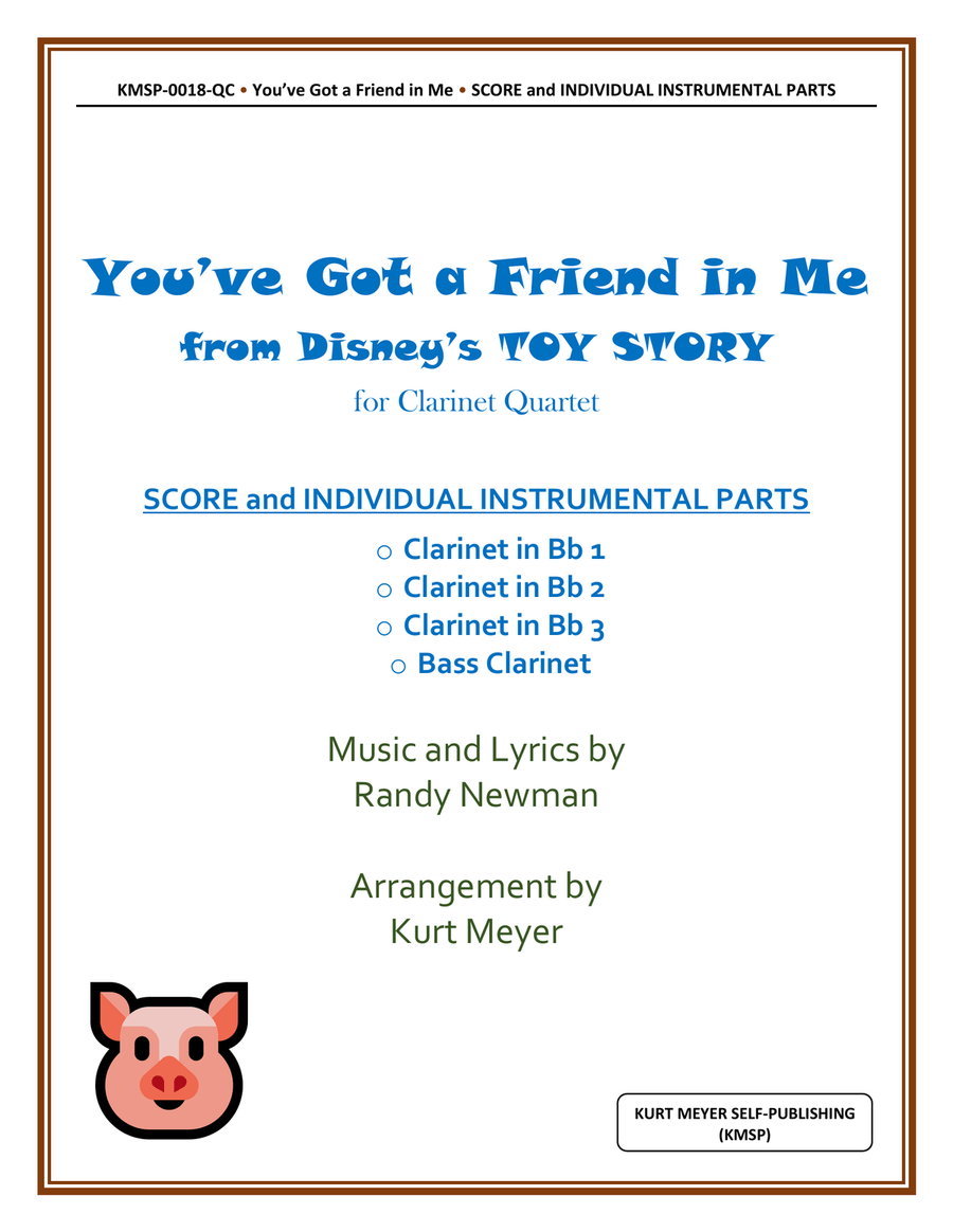 You've Got A Friend In Me Woodwind Ensemble scores gallery preview page 1