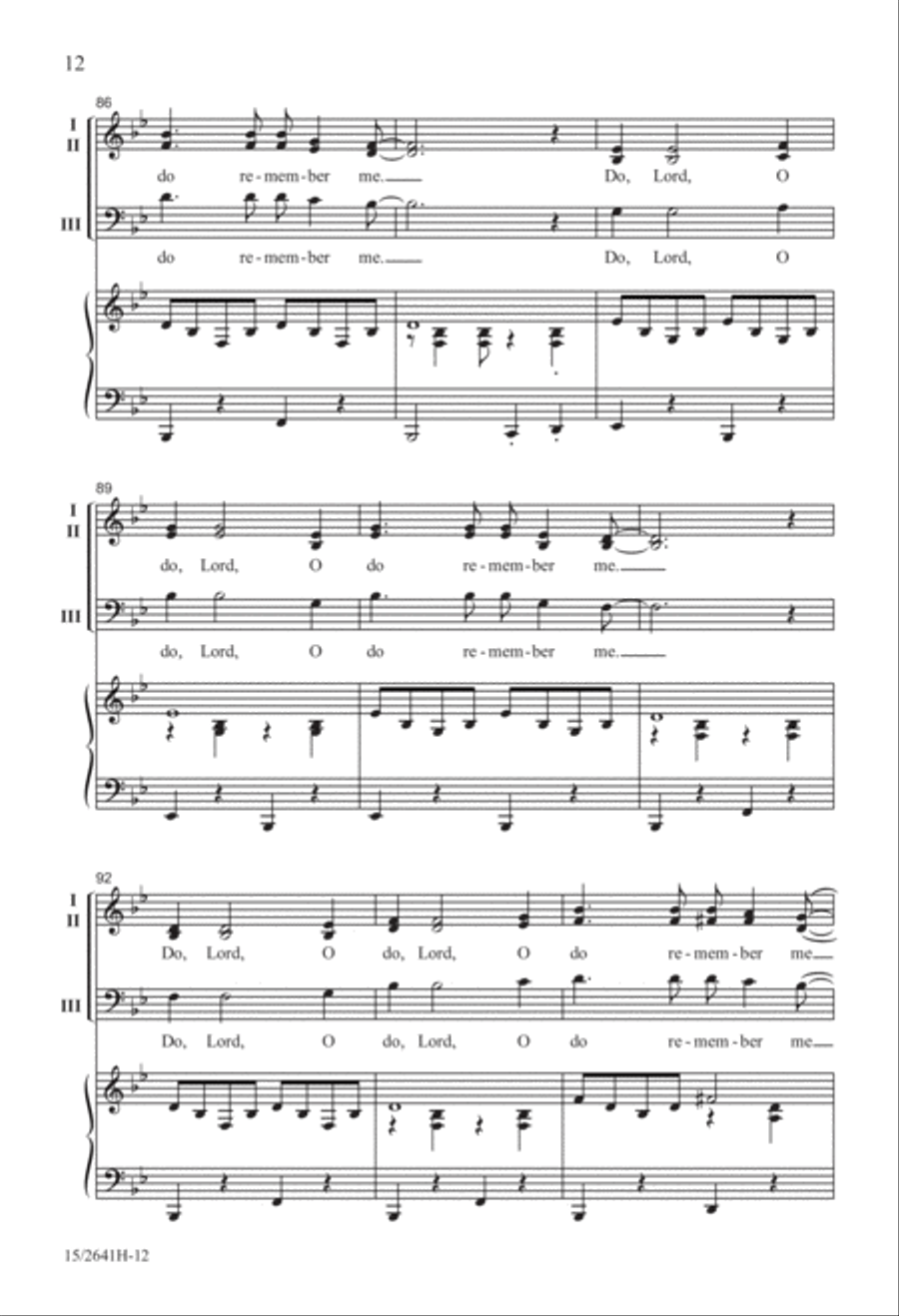Do Lord/This Little Light of Mine 3-Part scores gallery preview page 13