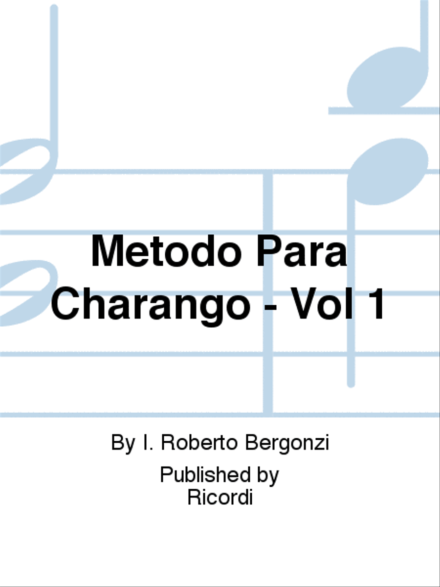 Metodo Para Charango - Vol 1 School and Community scores gallery preview page 1