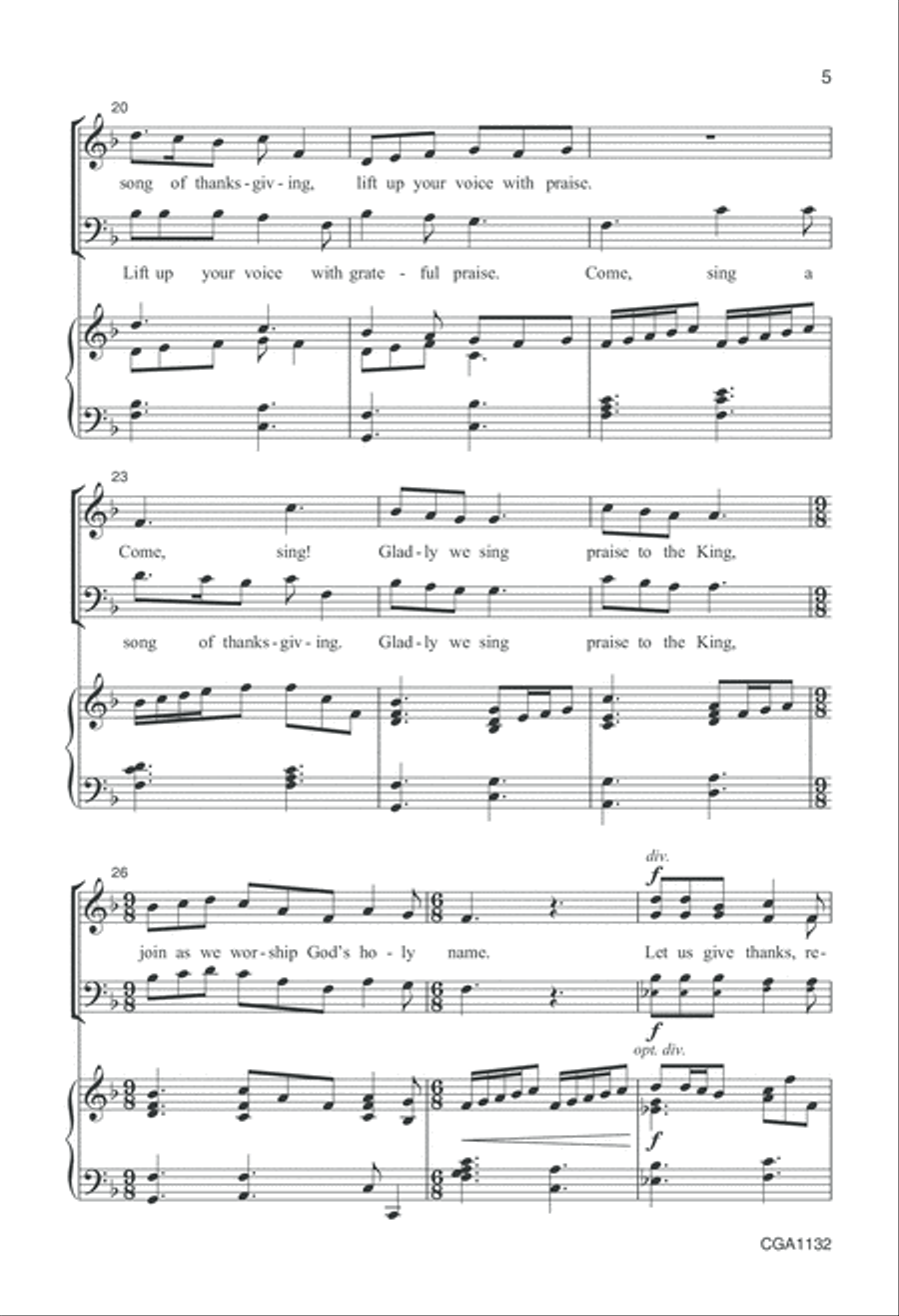 Worship Leaders for Mixed Voices: Seasonal Songs (SATB Score) 4-Part scores gallery preview page 5