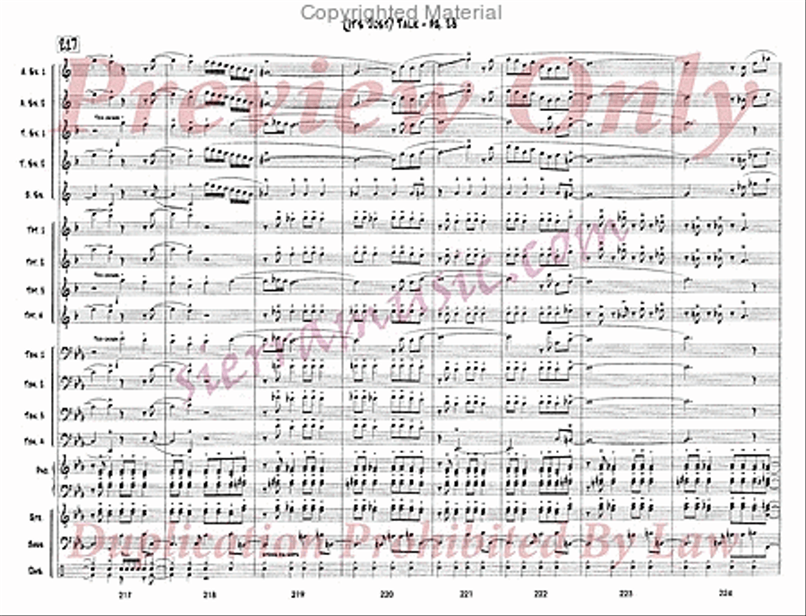 It's Just Talk Big Band scores gallery preview page 29