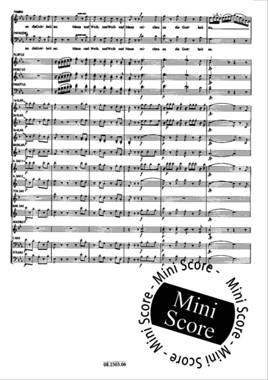 Bei Manner, Welche Liebe Fuhlen Concert Band scores gallery preview page 12