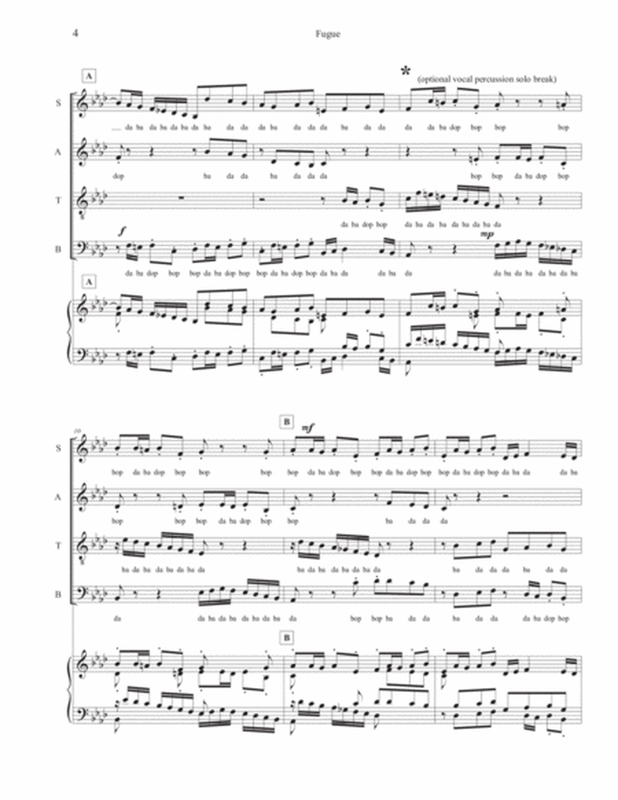 Fugue [SATB] image number null