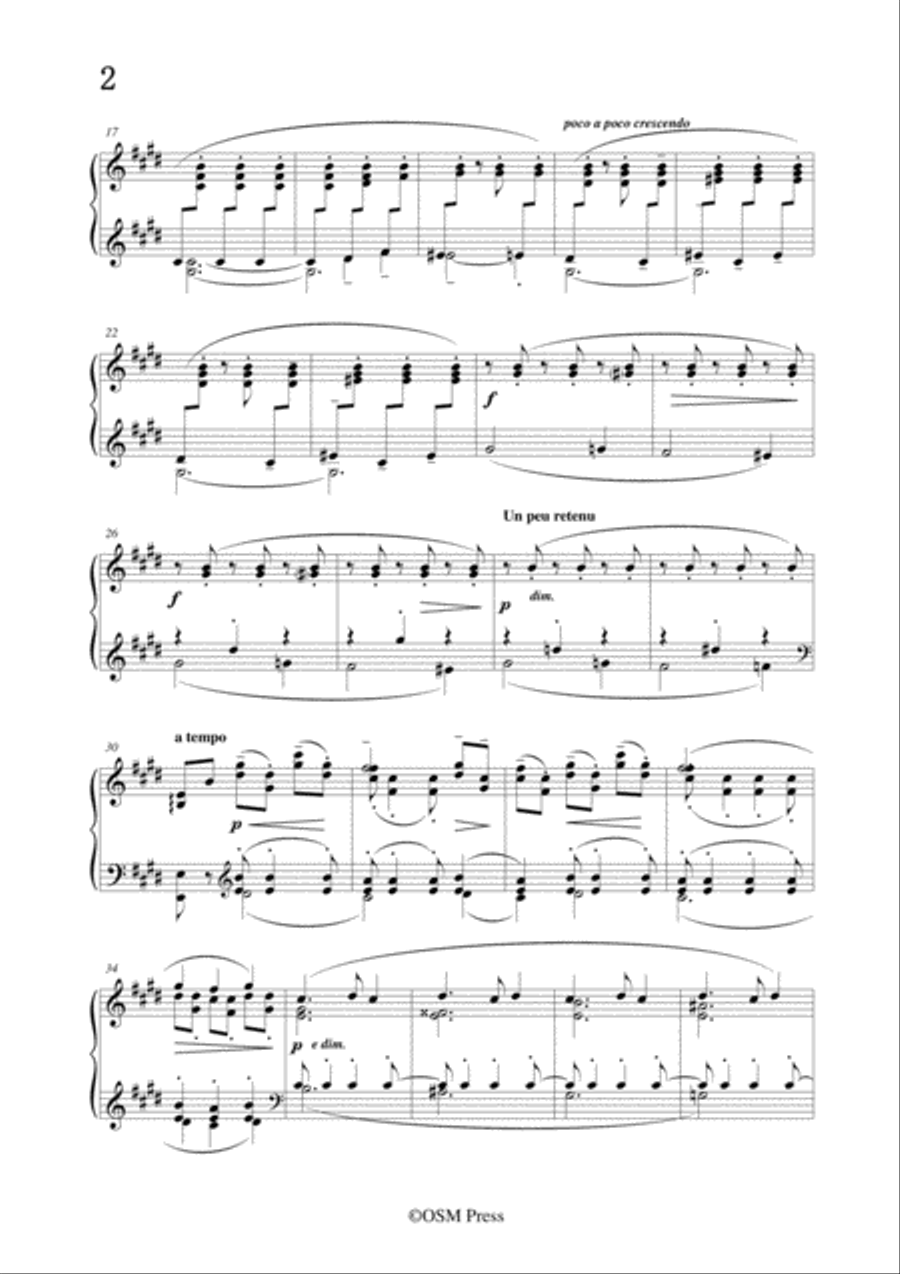 Debussy-Serenade for the Doll,CD 119 No.3(L.113 No.3),for Piano Piano Solo scores gallery preview page 4