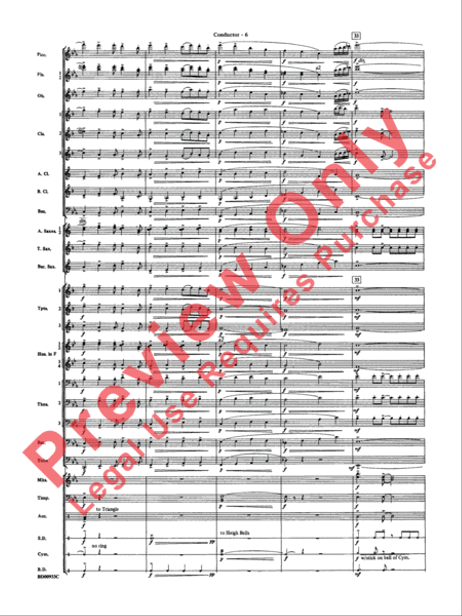 Symphonic Festival Concert Band scores gallery preview page 9