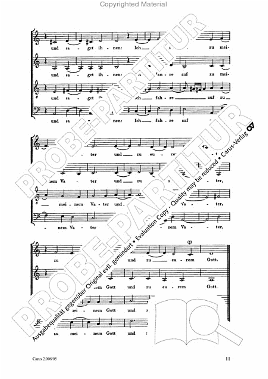 Auferstehungs-Historie SSAATB scores gallery preview page 12
