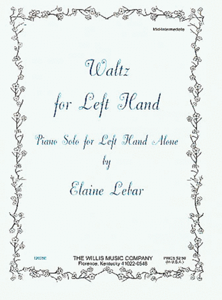 Book cover for Waltz for Left Hand