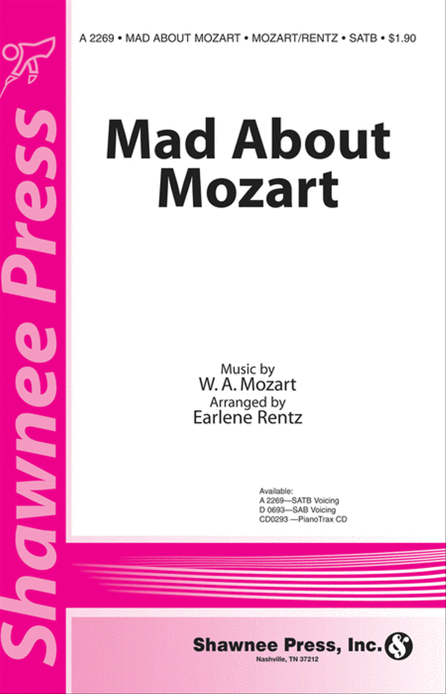 Mad About Mozart 4-Part scores gallery preview page 1