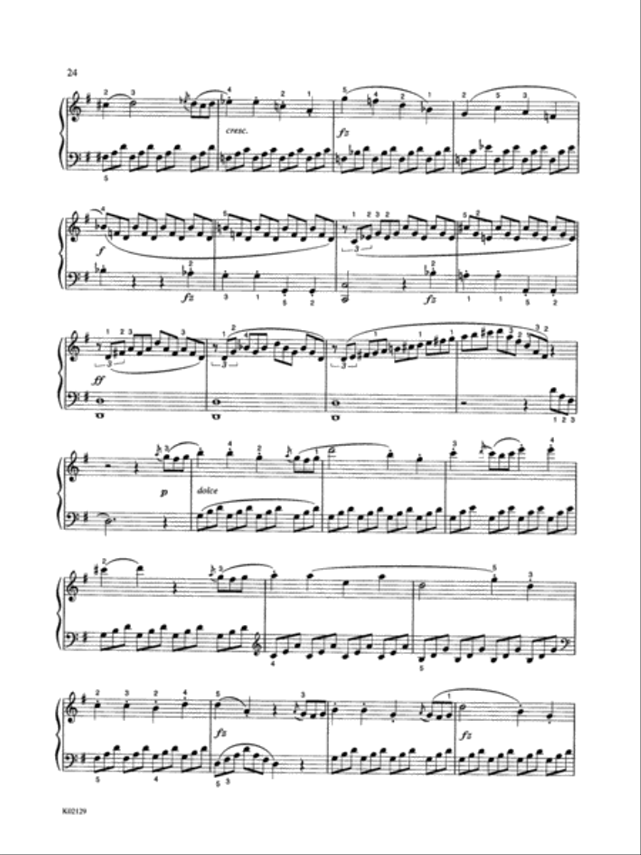 Clementi: Six Sonatinas, Op. 36, No. 5 Piano Solo scores gallery preview page 3